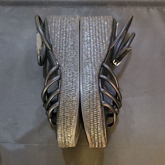 BRAND NEW DKNY CYRILLA ESPADRILLE WEDGE SANDAL - Picture 7 of 14